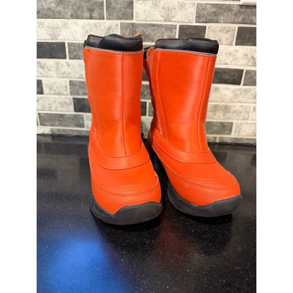 Lands' End Orange Snow Boots Kids Size 10M